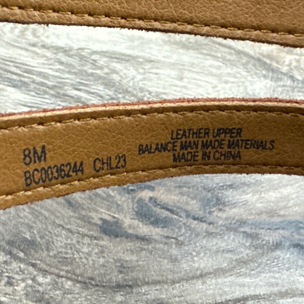 NIB BOC by Born Dora 8M Suede Gladiator Sandal Dk Red - Picture 8 of 12